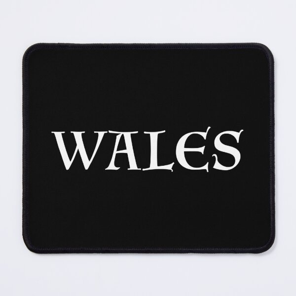 Item preview, Wales old medieval style text (White) designed and sold by STUDIO-72.