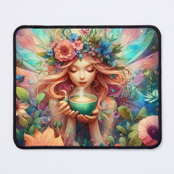 Item preview, Fairy drinking coffee designed and sold by The Coffee Critters.