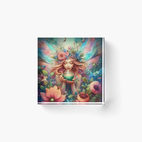Item preview, Fairy drinking coffee designed and sold by The Coffee Critters.