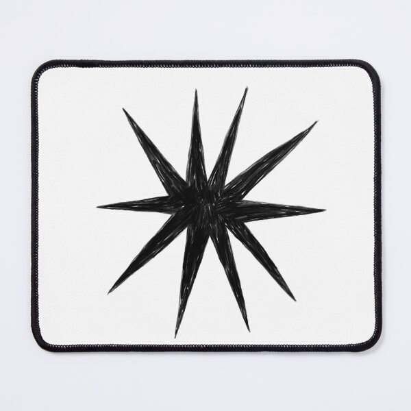Item preview, Black Occult Star Gothic Tattoo Symbol designed and sold by AnnaVikhrArt.