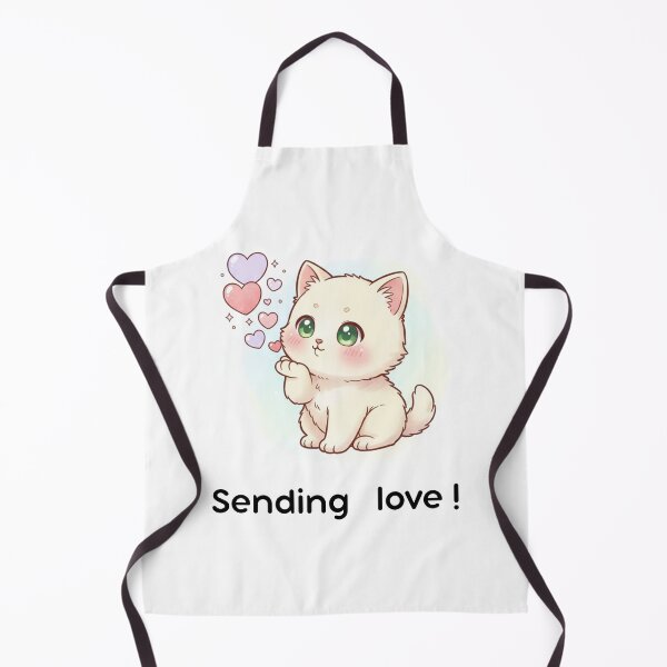 Item preview, Cute Kawaii Cat Sending Love designed and sold by HALYNA070824.