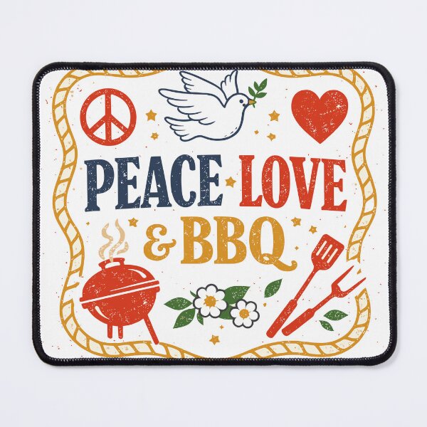 Item preview, Grill Peace Love designed and sold by Matinez Pink.