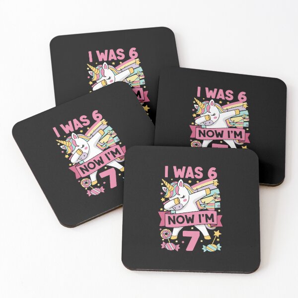 Item preview, Unicorn 6 7 Birthday I-Was-6-Now-I-am-7 designed and sold by PopStars1993.
