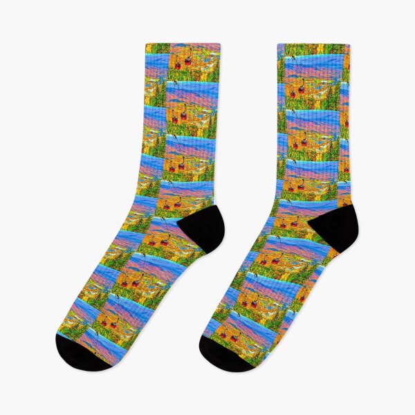 Item preview,  Stowe Vermont Gondola Ride in Autumn designed and sold by Vermont Gifts and Art.