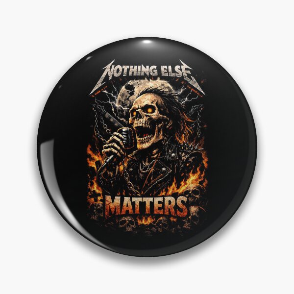 Item preview, Nothing Else Matters Skull Rocker Art designed and sold by hudhagha.