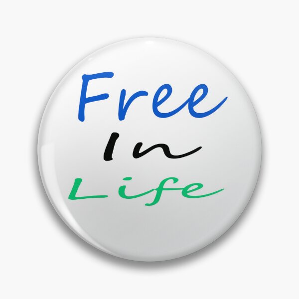Item preview, Free in Life Motivational Quote Design designed and sold by Naman-Sticker.