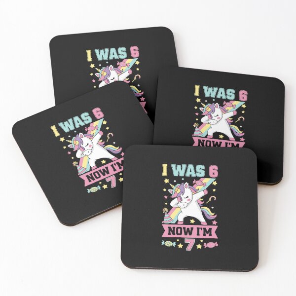 Item preview, 7th Birthday Unicorn I Was 6 Now I am 7 designed and sold by PopStars1993.