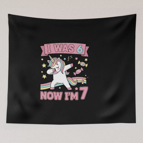 Item preview, Magical-Unicorn-I-Was-6-Now-I-am-7 designed and sold by PopStars1993.