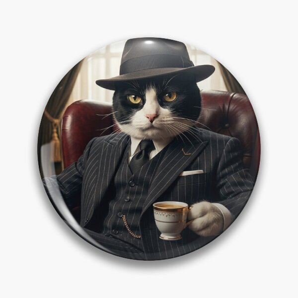 Item preview, Hyper-Realistic Mafia Boss Cat designed and sold by GE-MS.