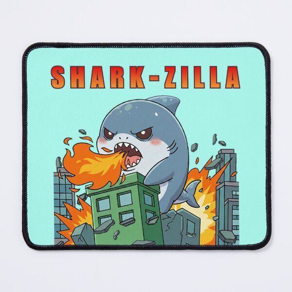 Item preview, Sharkzilla Chibi Kaiju Destroying City designed and sold by Nature's Chibis.