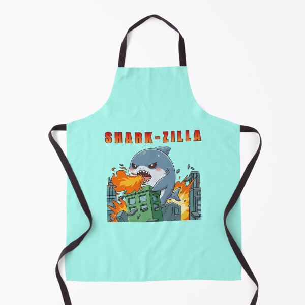 Item preview, Sharkzilla Chibi Kaiju Destroying City designed and sold by Nature's Chibis.
