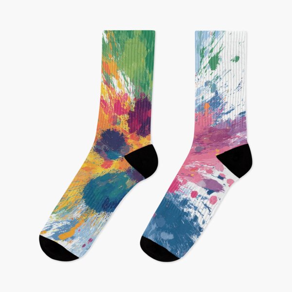 Item preview, Colorful paw print splash designed and sold by anytka.