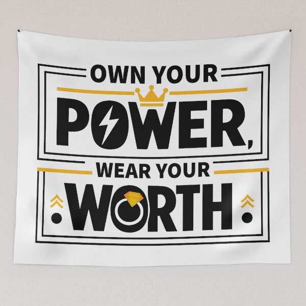 Item preview, Power and Worth designed and sold by ElevatedGrear.