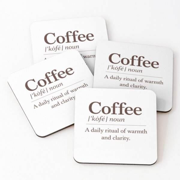 Item preview, Coffee Definition A Daily Ritual designed and sold by RLDesignsStudio.