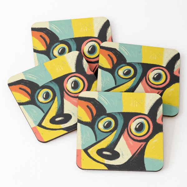 Item preview, Colorful dog art in modern style designed and sold by anytka.