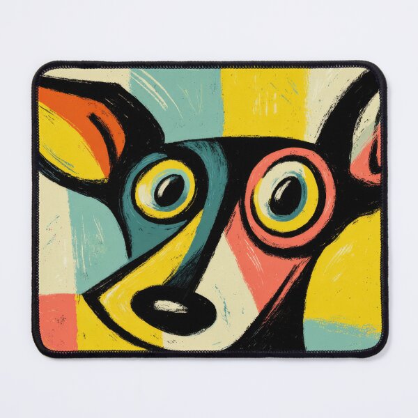 Item preview, Colorful dog art in modern style designed and sold by anytka.