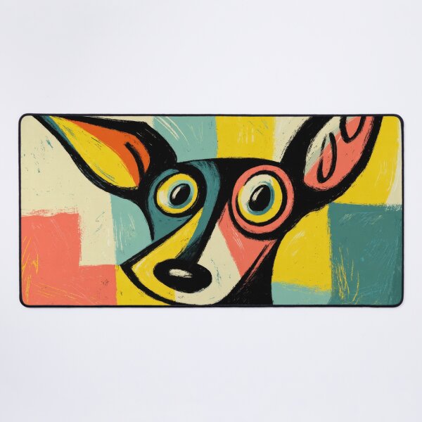 Item preview, Colorful dog art in modern style designed and sold by anytka.
