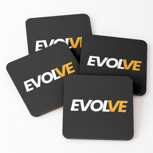Item preview, EVOLVE Minimalist Typography Sticker – Motivational Word Aesthetic Design designed and sold by ascendzero.
