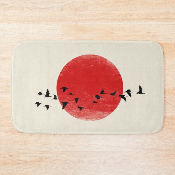 Item preview, Birds fly across the red circle designed and sold by anytka.