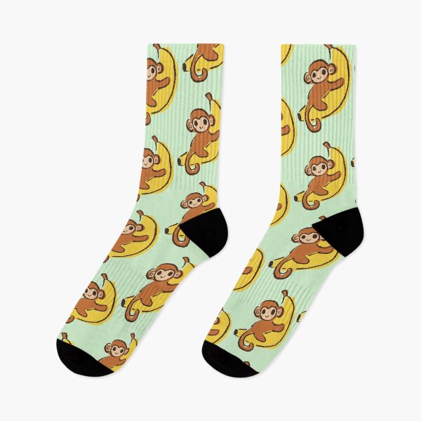 Item preview, Monkey on banana designed and sold by xStarGazerx.