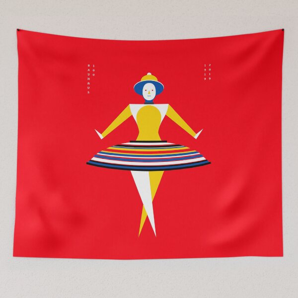 Item preview, Bauhaus - Tänzerin Rot T11R designed and sold by ArtPlus+.