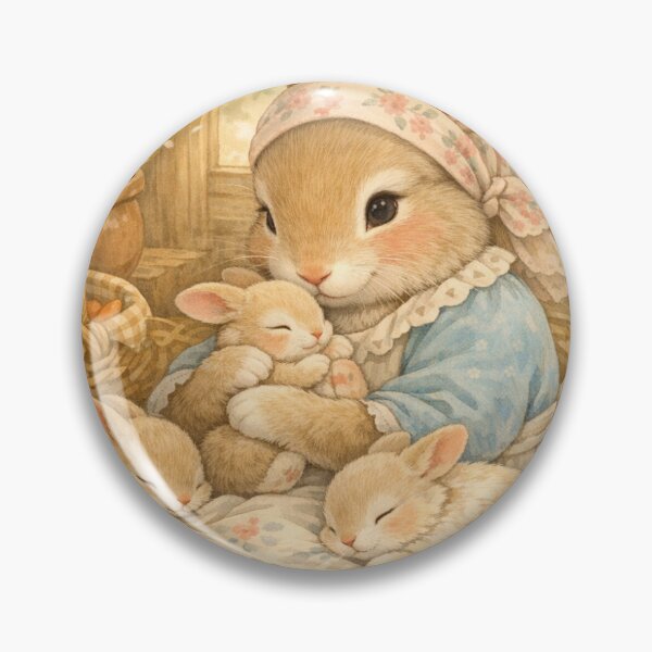 Item preview, Mother rabbit and her babies in a family cocoon designed and sold by Lyvion design.