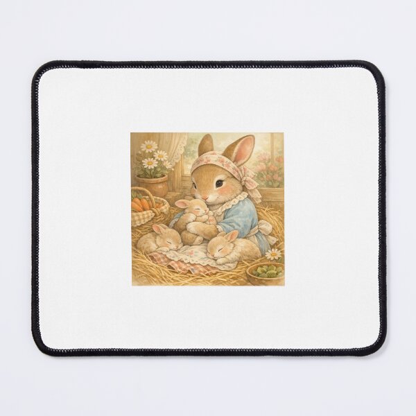 Item preview, Mother rabbit and her babies in a family cocoon designed and sold by Lyvion design.