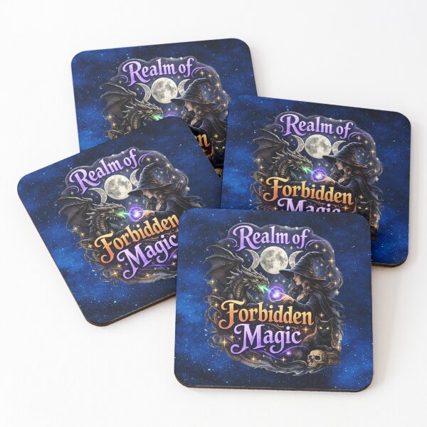 Item preview, Realm of Forbidden Magic – Witch, Dragon & Triple Moon Fantasy  designed and sold by MysticOzzy.