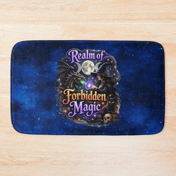 Item preview, Realm of Forbidden Magic – Witch, Dragon & Triple Moon Fantasy  designed and sold by MysticOzzy.