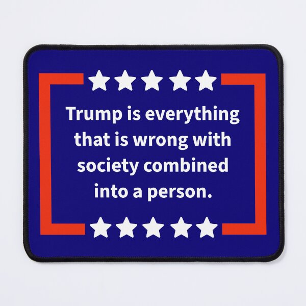 Item preview, Trump is a personification of all that is wrong with society.  designed and sold by Rachel the Artist .
