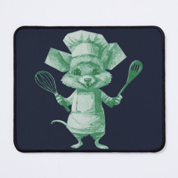 Item preview, Cute Mouse Chef Cartoon designed and sold by kinpirks.