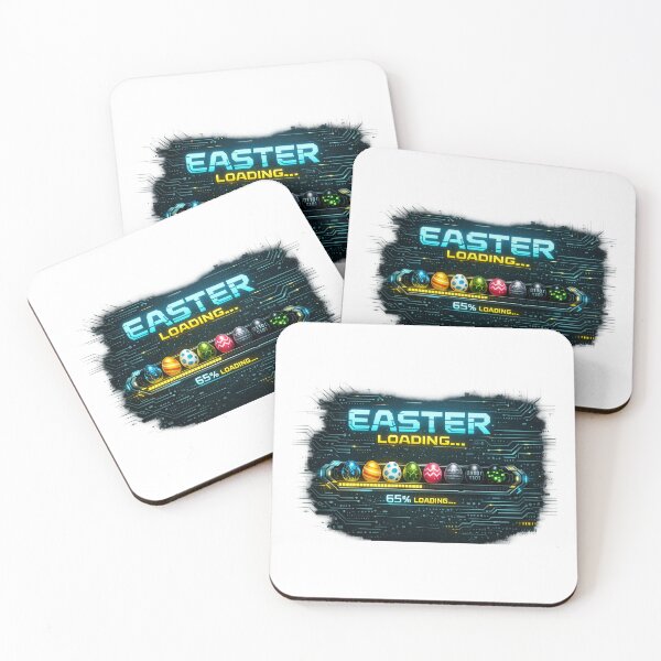 Item preview, Easter Loading – Tech Geek Progress Bar designed and sold by Lyvion design.