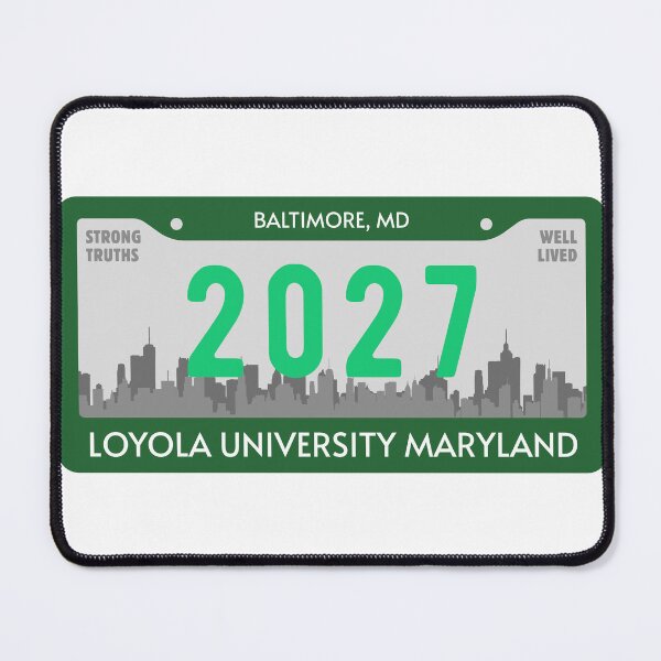 Item preview, Loyola Maryland 2027 License Plate designed and sold by abenner26.