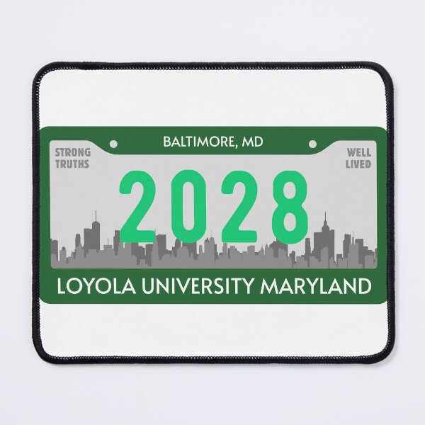 Item preview, Loyola Maryland 2028 License Plate designed and sold by abenner26.