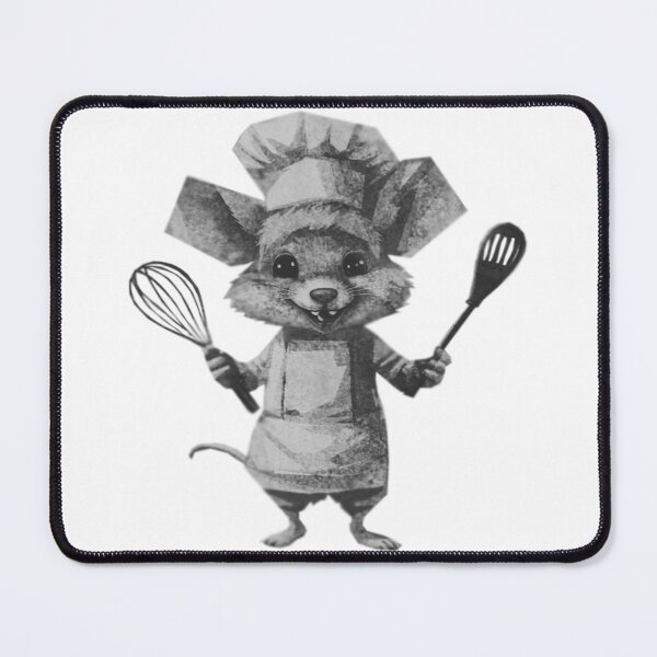 Item preview, Cute Mouse Chef Cartoon designed and sold by kinpirks.