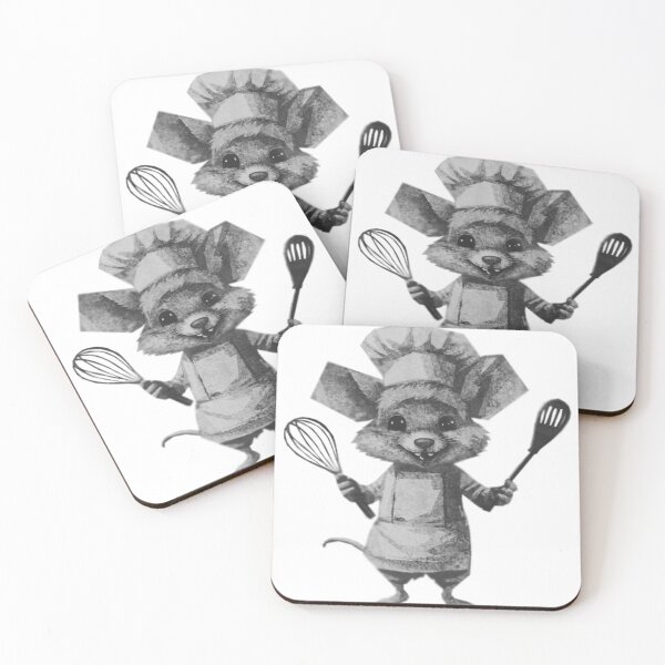 Item preview, Cute Mouse Chef Cartoon designed and sold by kinpirks.