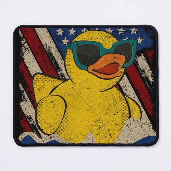 Item preview, Vintage USA Flag Patriotic Yellow Rubber Duck designed and sold by MintaApparel.