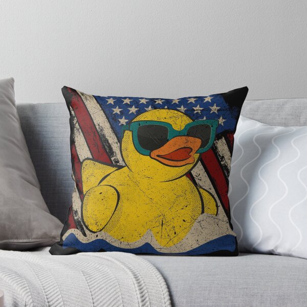 Item preview, Vintage USA Flag Patriotic Yellow Rubber Duck designed and sold by MintaApparel.