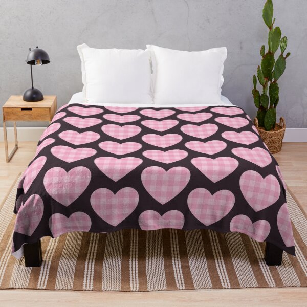 Item preview, Sweet Pink Gingham Heart - Pastel Checkered Aesthetic designed and sold by Artsy Corner.