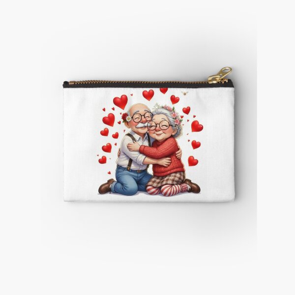 Item preview, Everlasting Love: Cute Elderly Couple Hugging designed and sold by HALYNA070824.