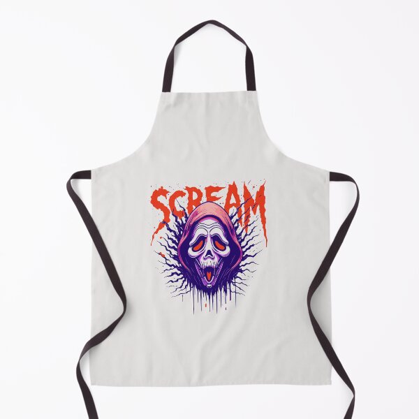 Item preview, Neon Horror Scream Mask – Dark Street Art Skull Illustration designed and sold by THE-DAILY-DRIPS.