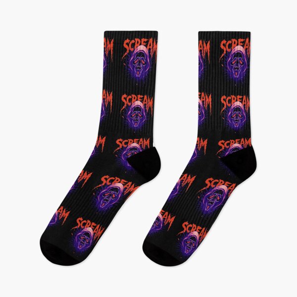 Item preview, Neon Horror Scream Mask – Dark Street Art Skull Illustration designed and sold by THE-DAILY-DRIPS.