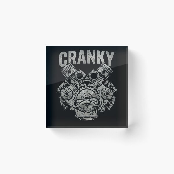 Item preview, Cranky Engine Mechanic Humor designed and sold by FreshVibe Prints.