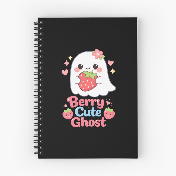 Item preview, Berry Cute Ghost – Kawaii Strawberry Ghost Cute Sticker designed and sold by Ben-Biga.