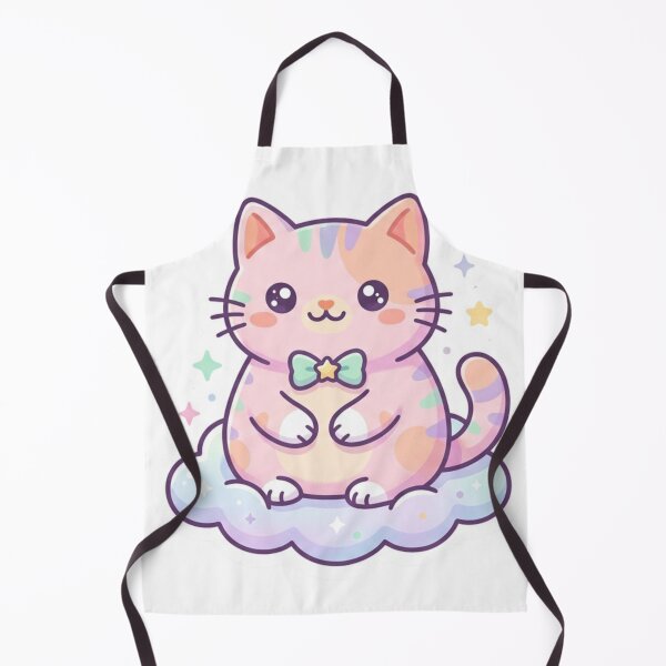 Item preview, Cute Pastel Kawaii Cat – Aesthetic Cartoon Kitty Design designed and sold by NikieesCreation.