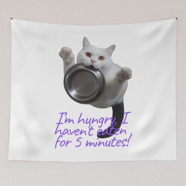 Item preview, Hungry funny cat designed and sold by No socks.