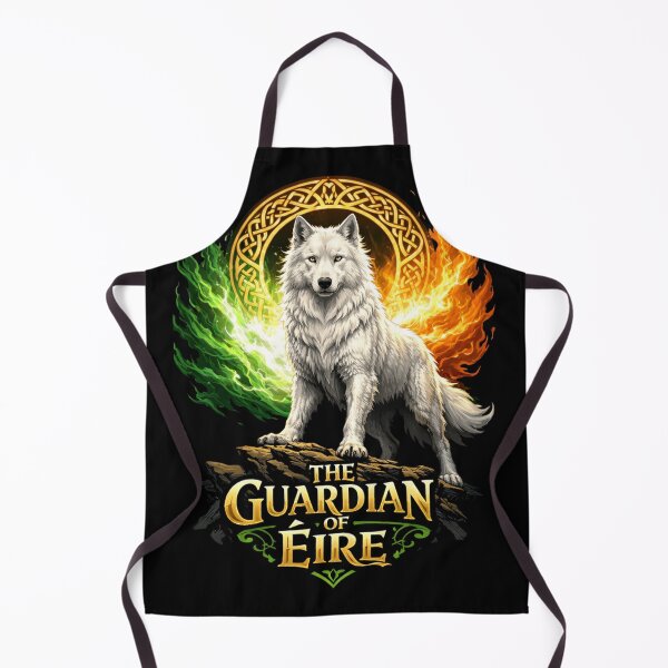 Item preview, The Guardian of Éire – Celtic Wolf Spirit of Ireland designed and sold by bazstees54.