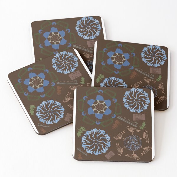 Item preview, Duluth Scatter on Brown designed and sold by Digitalmyth's Designs.