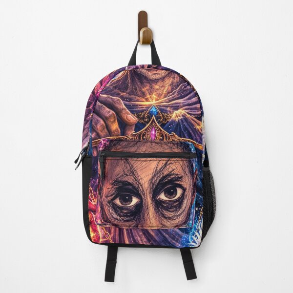 Item preview, Heart vs Feather Cosmic Dark Fantasy Art designed and sold by SOMANA7.