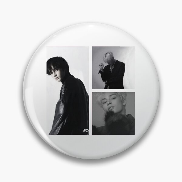 Item preview, Huening Kai black and white  designed and sold by hyukaria.kpop.